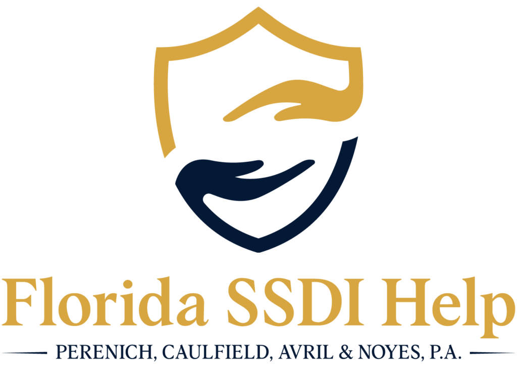 Logo for Florida SSDI Help with blue lettering